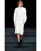 Tibi Patchwork Cable Sweatshirt - Lyst