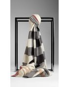 Burberry Check Cashmere Scarf - Lyst