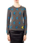 Chinti & Parker Moon Intarsia Knit Sweater - Lyst