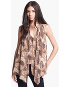 Elizabeth And James Grace Silk Blouse - Lyst