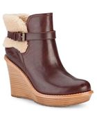Ugg Ugg Australia Anais Wedge Ankle Boots - Lyst