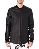3.1 Phillip Lim Leather Overshirt Jacket - Lyst