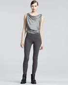 Donna Karan New York Stretchtwill Skinny Pants - Lyst