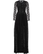 Alessandra Rich Snake Kilt Lace Gown - Lyst