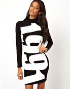 Asos Cut Out Bodycon Dress - Lyst