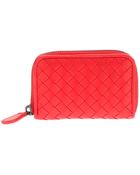 Bottega Veneta Intrecciato Leather Coin Purse - Lyst