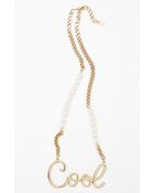 Cara Couture Cool Faux Pearl Chain Necklace - Lyst