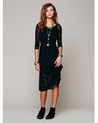 Free People Raindrops Lace Dress - Lyst