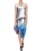 Mary Katrantzou San Fran Printed Silk-Twill Dress - Lyst