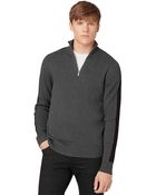 Calvin Klein Jeans Half-zip Ribbed Pullover - Lyst