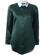 Carven Buttoned Blouse - Lyst
