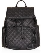 Topshop Quilted Backpack - Lyst
