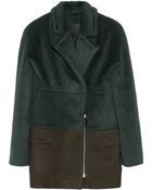 Alexander Wang Brushed-alpaca and Wool-blend Jacket - Lyst