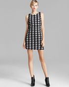 Alice + Olivia Alice + Olivia Dress - Everleigh Houndstooth - Lyst