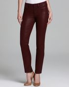 Nydj Sheri Coated Skinny Jeans - Lyst