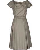 Dior Kneelength Dress - Lyst