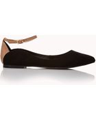 Forever 21 Classic Faux Suede Flats - Lyst