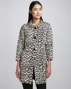 Kate Spade Franny Animalprint Coat - Lyst
