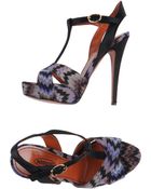 Missoni Sandals - Lyst