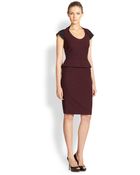 Rachel Roy Peplum Dress - Lyst