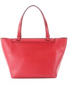 The Row Leather Tote - Lyst