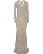Burberry Prorsum Green Carpet Challenge Cutout Lace Gown - Lyst