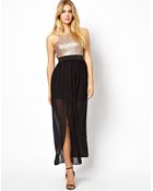 Love Dress with Sequin Top - Lyst