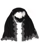 Alexander McQueen Sangallo Jacquard Scarf - Lyst