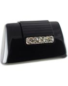Black.co.uk Luna Black Swarovski Crystal Embellished Clutch Bag - Lyst