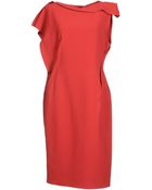 Lanvin Short Dress - Lyst