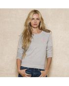 Pink Pony Terry Crewneck - Lyst