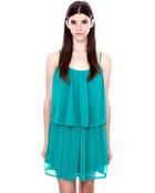 Pull&Bear Dress with Frill Detail - Lyst