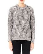 Theory Chunky Knit Wool Sweater - Lyst