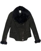 3.1 Phillip Lim Shearling Biker Jacket - Lyst