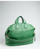 Givenchy Emerald Leather Nightingale Medium Convertible Tote - Lyst