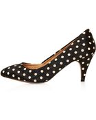 Topshop Maple Mid Heel Court Shoes - Lyst
