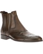 Dolce & Gabbana Brogue Boot - Lyst