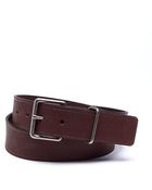 Calvin Klein Leather Flat Strap Belt - Lyst