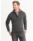 Banana Republic Half Zip Pullover - Lyst