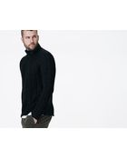 James Perse Cable Knit Raglan Sweater - Lyst
