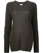 Helmut Lang Long Sleeve Sweater - Lyst
