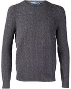 Polo Ralph Lauren Cashmere Cable Knit Sweater - Lyst