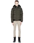 Mackage Gary Army Down Jacket With Leather Trim - Lyst