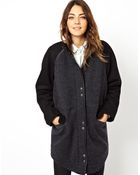 Asos Formal Parka with Borg Lining and Curved Hem - Lyst