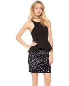 Bec & Bridge Imperial Peplum Top - Black - Lyst