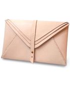 Harlex Personalized Leather Multi Envelope Clutch Bag - Lyst