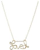 Peggy Li Loved Charm Necklace Gf - Lyst