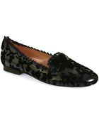 RED Valentino Leather and Cut Lace Loafers in Black - Lyst