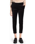 Mango Velvet Suit Trousers - Lyst