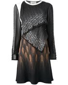 3.1 Phillip Lim Draped Wheat Print Dress - Lyst
